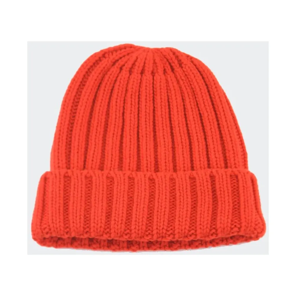 Knit Beanie with Raised Logo>Woolrich Outlet