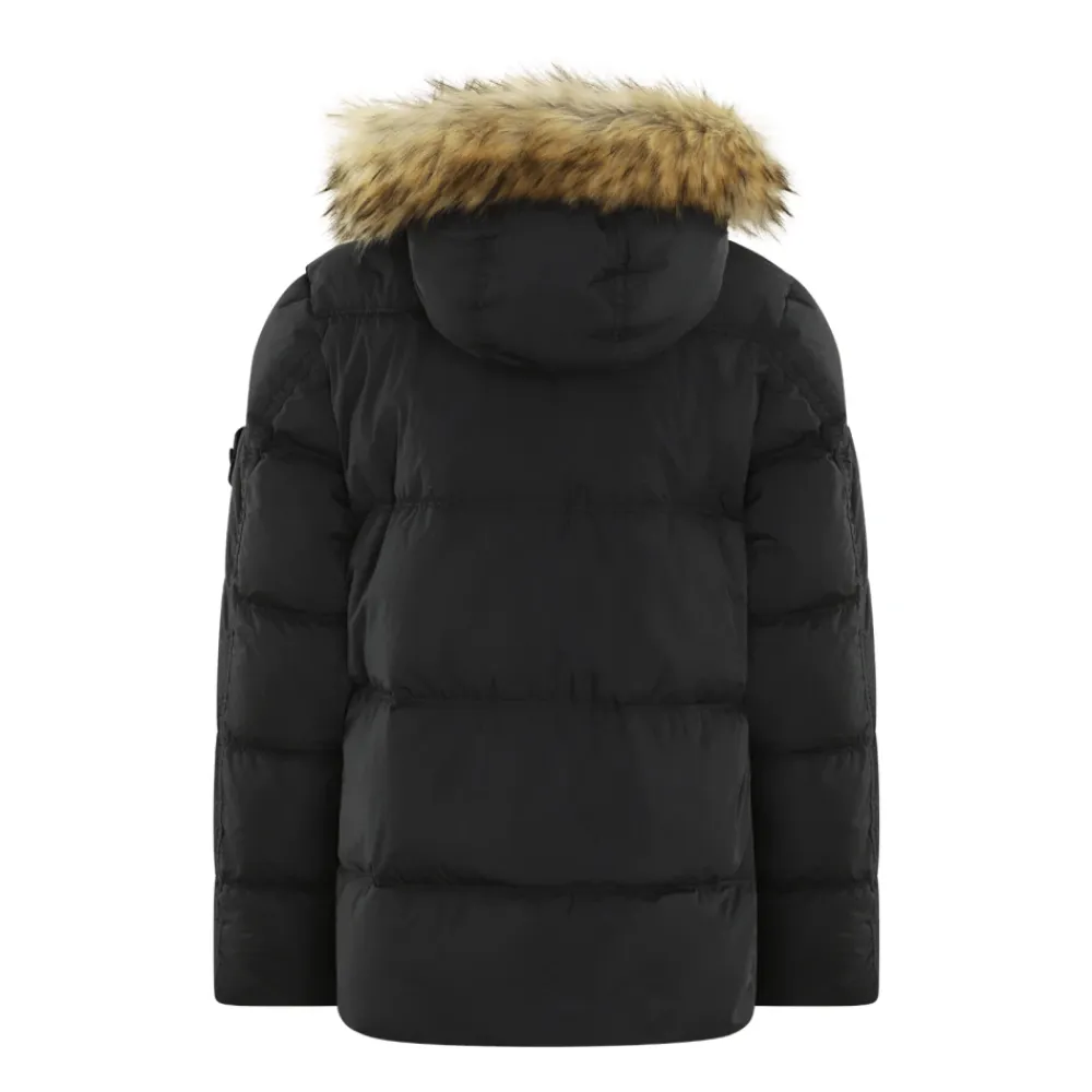 Kurzer Parka für Kinder>Stone Island Outlet