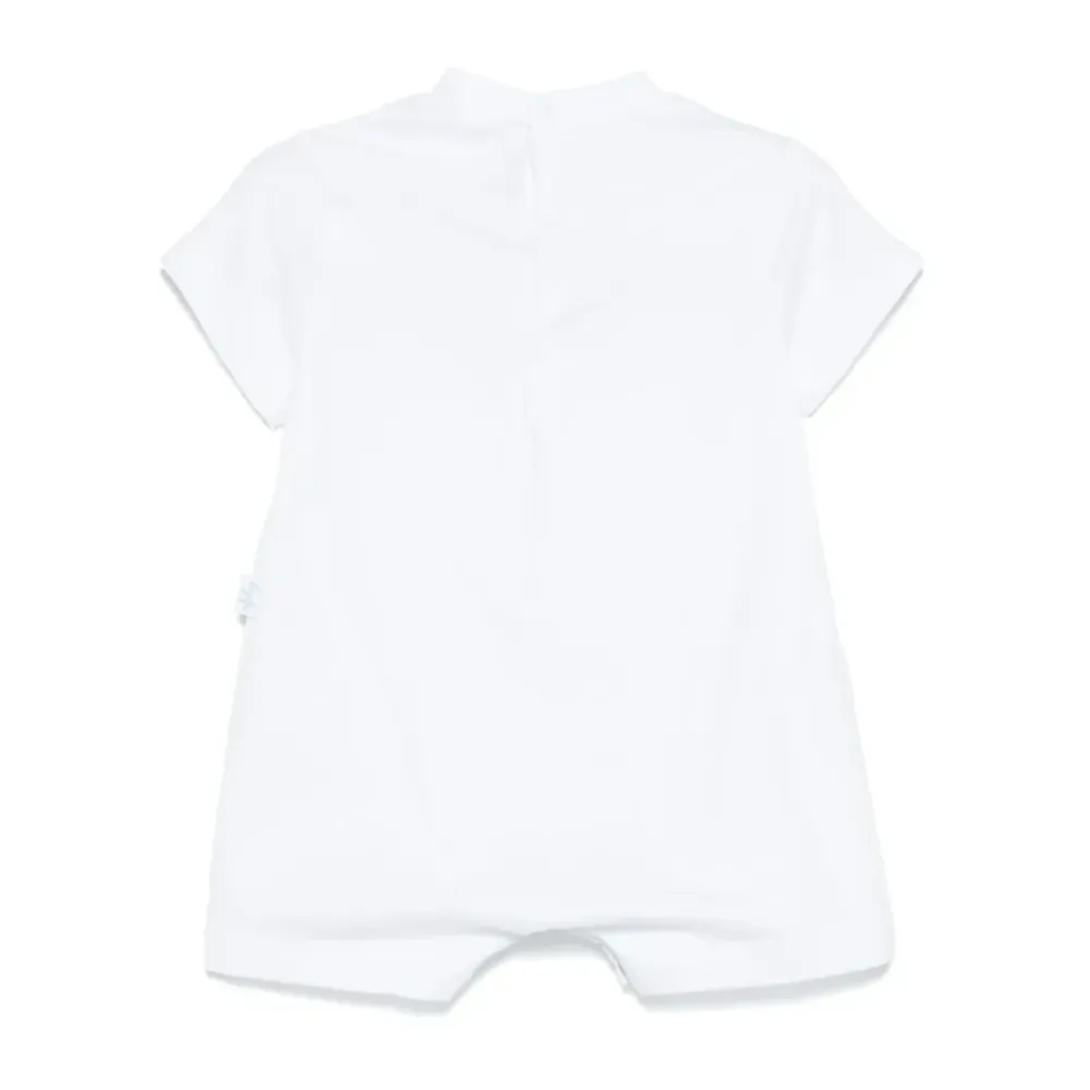 Kurzer Strampler mit Welpenprint>Il Gufo New