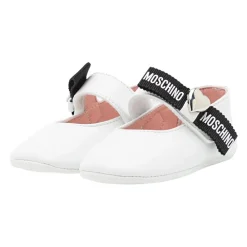 Laminierte Nappa Ballerinas>Moschino Discount