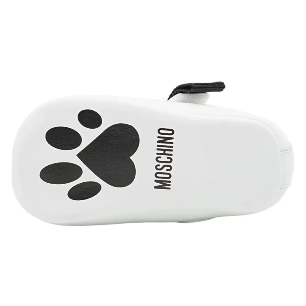 Laminierte Nappa Ballerinas>Moschino Discount