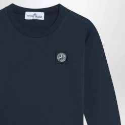 Langärmeliges T-Shirt aus leichtem Baumwolljersey><noscript><img width=