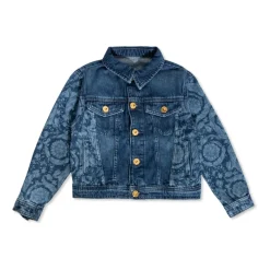 Lasered Denim Blouson>Versace New