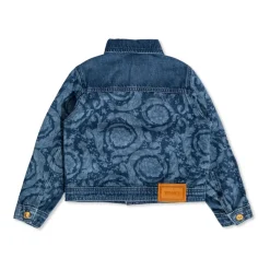 Lasered Denim Blouson>Versace New