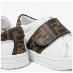 Leather FF Logo Sneaker><noscript><img width=