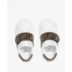 Leather FF Logo Sneaker><noscript><img width=