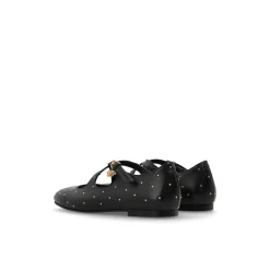 Leder Ballettflats mit Applikationen><noscript><img width=