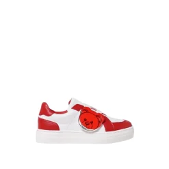 Leder Kinder Sneaker mit Klettverschluss>Moschino Best
