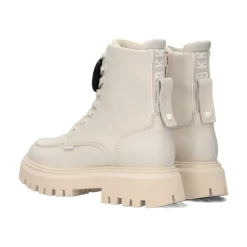 Leder Schnürstiefel mit Reißverschluss><noscript><img width=