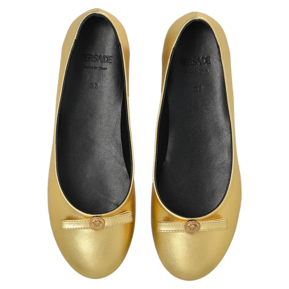 Lederballerinas>Versace