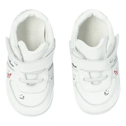 Leder-Sneakers mit Print><noscript><img width=