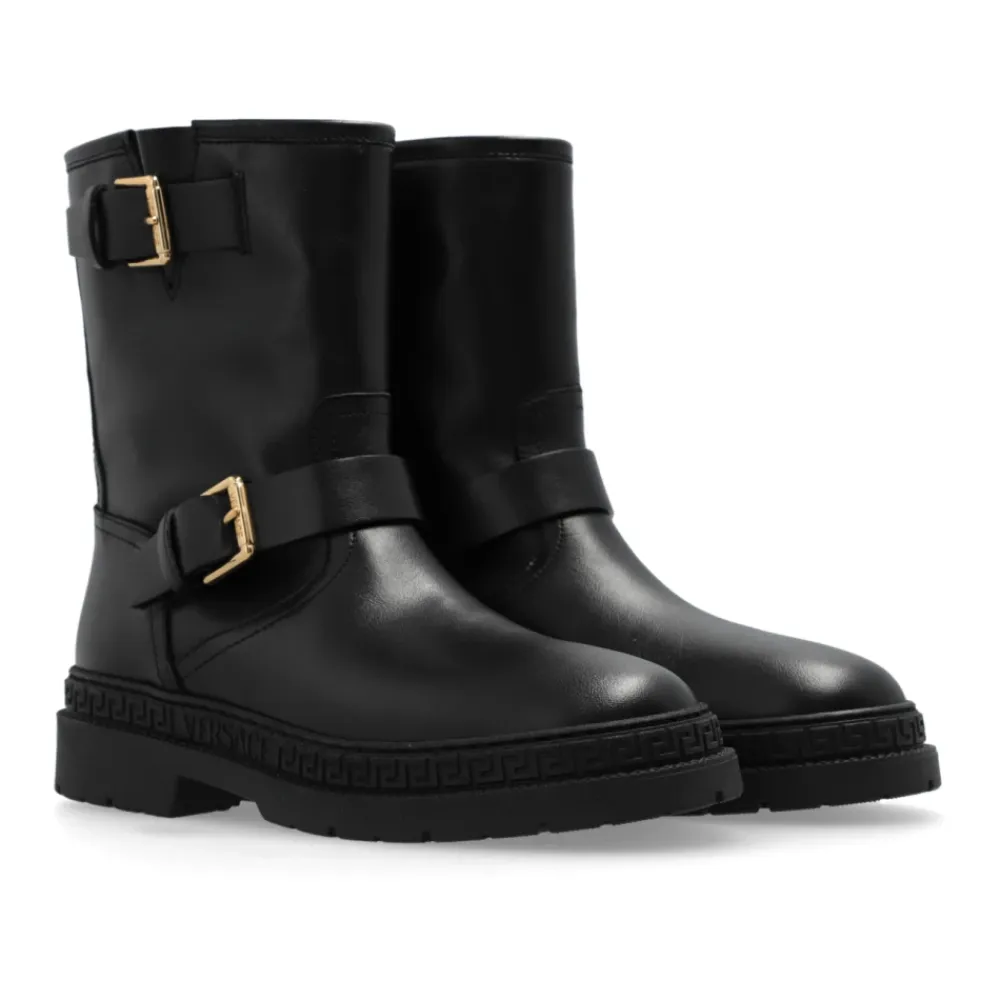 Lederstiefel>Versace Online
