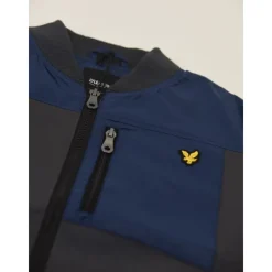 Leichte Fullzip-Jacke mit Logo-Tasche><noscript><img width=