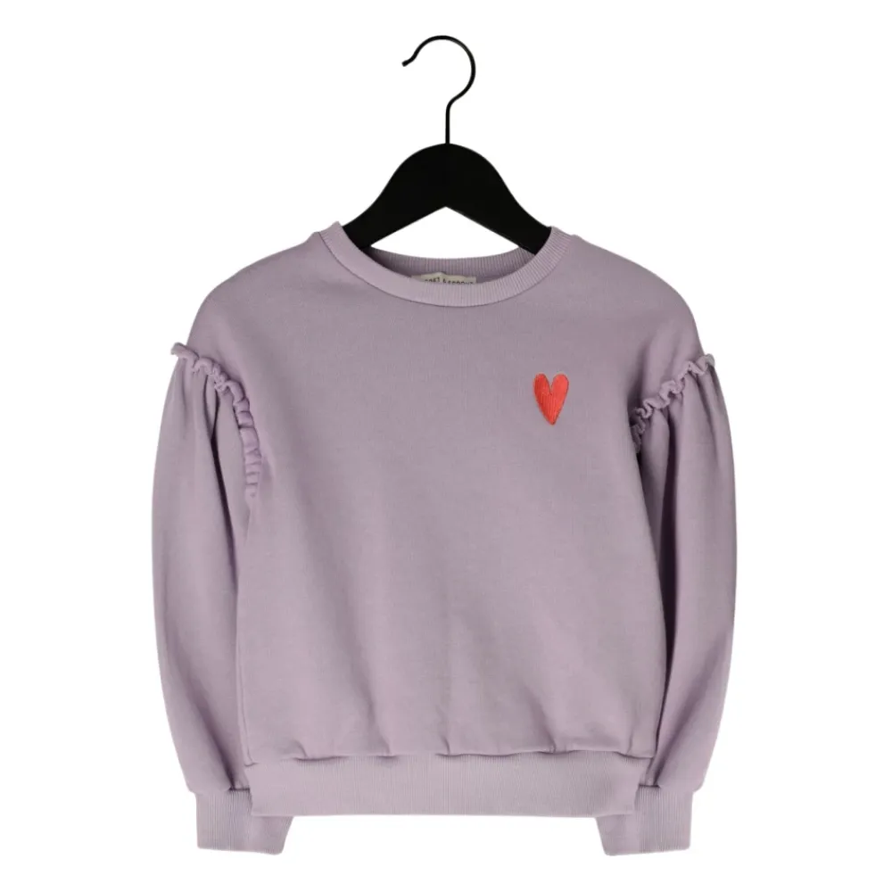 Herz Sweatshirt Puffärmel>Sproet & Sprout Outlet