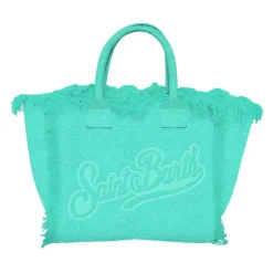 Lila Schwamm Handtasche mit Fransen>MC2 Saint Barth Discount