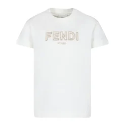 Logo Embroidery T-Shirt>Fendi Clearance