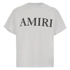 Logo Print Baumwoll T-shirt>Amiri Online