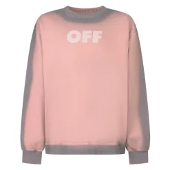 Logo-bedrucktes Sweatshirt mit Rundhalsausschnitt>Off White Outlet