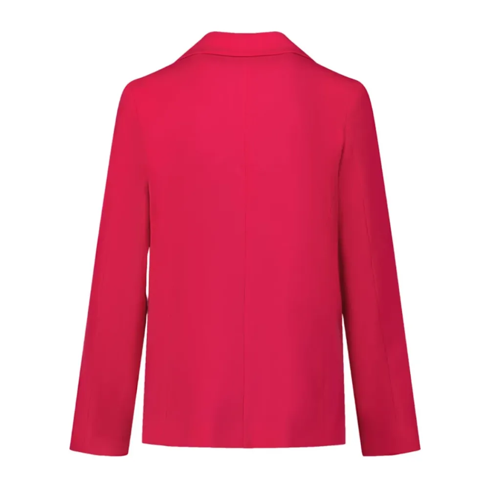 Logo-Blazer mit langen Ärmeln und Knopfleiste>MSGM Sale