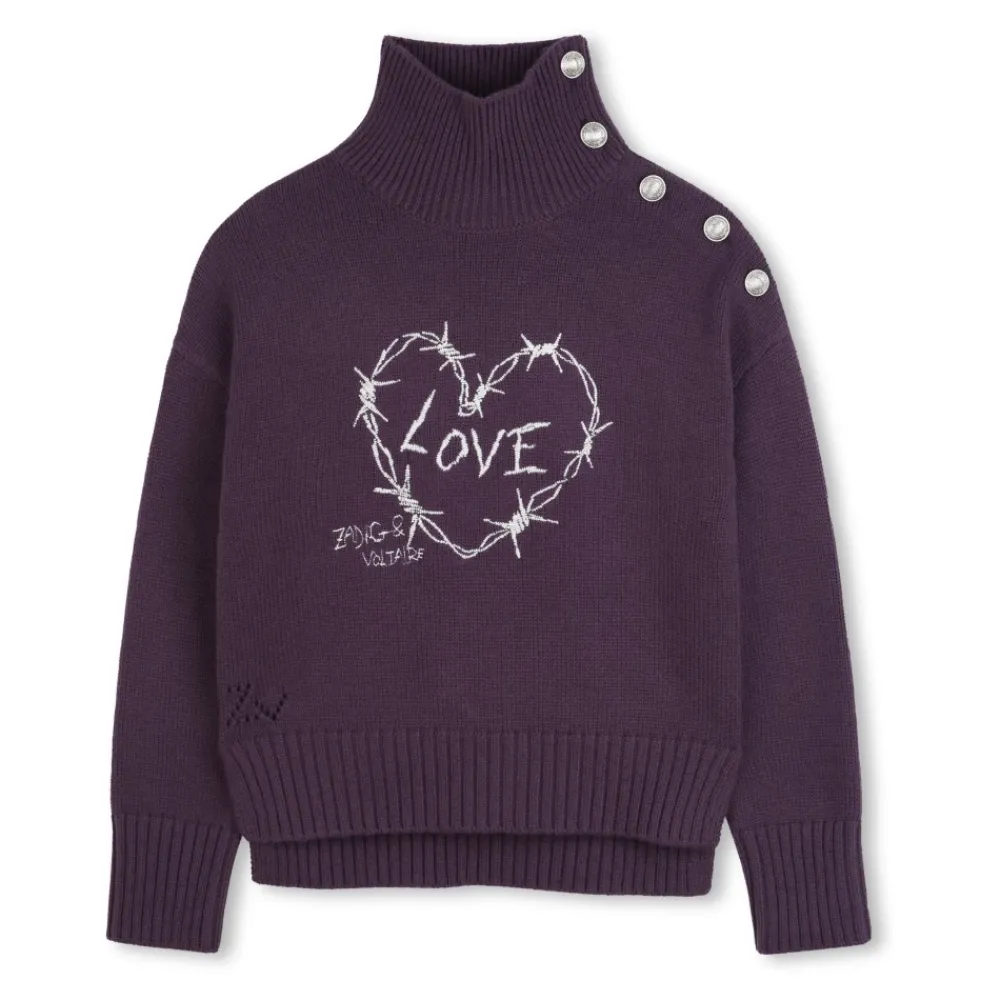 LOVE Embroidered Pullover>Zadig & Voltaire Clearance