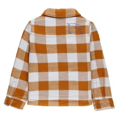 Mädchen Baumwolljacke farbener Kragen mit Reißverschluss>Burberry Sale