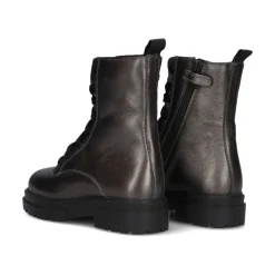 Mädchen Bronze Schnürstiefel><noscript><img width=