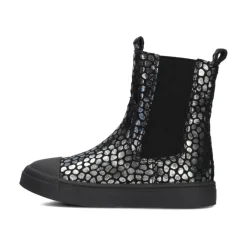 Mädchen Chelsea Boots mit Silbermuster>Shoesme Sale