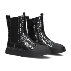 Mädchen Chelsea Boots mit Silbermuster>Shoesme Sale