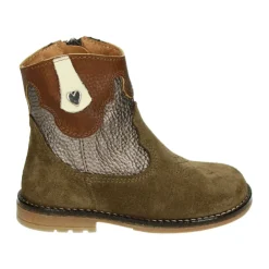 Mädchen Kurze Stiefel Taupe Leder Nubuk>Develab Sale
