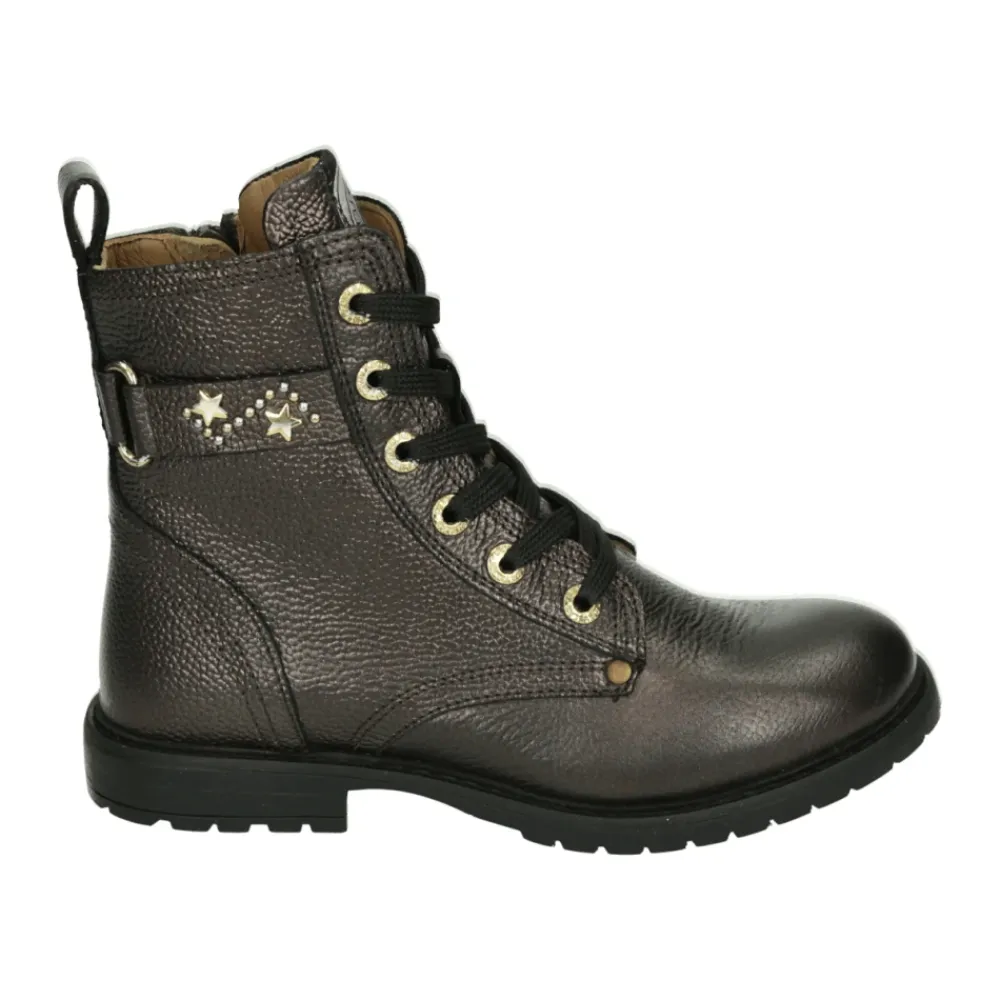 Mädchen Mitte Bronze Lederschuhe>Develab Best