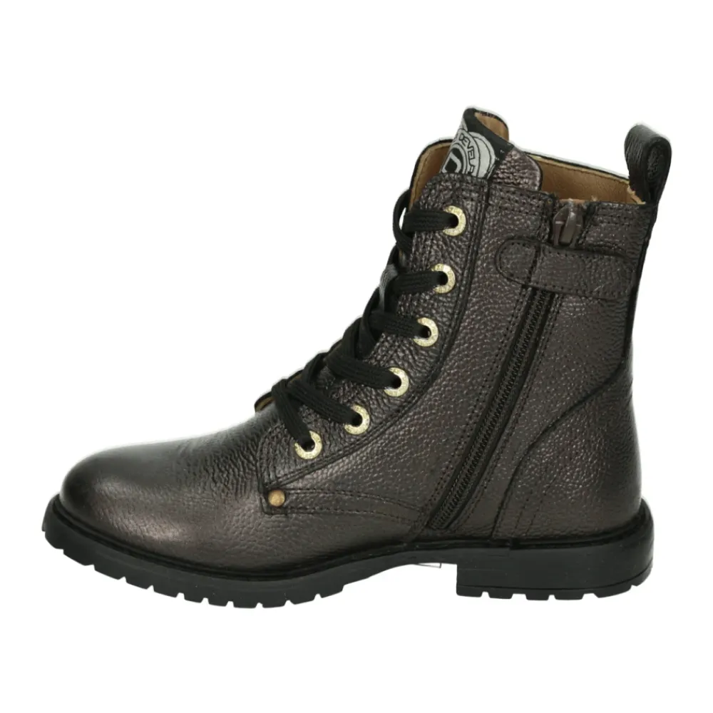 Mädchen Mitte Bronze Lederschuhe>Develab Best