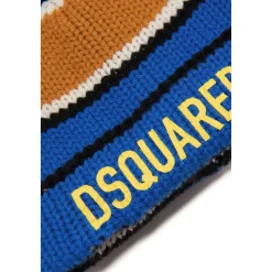 Mehrfarbige Wollmütze mit Logo><noscript><img width=