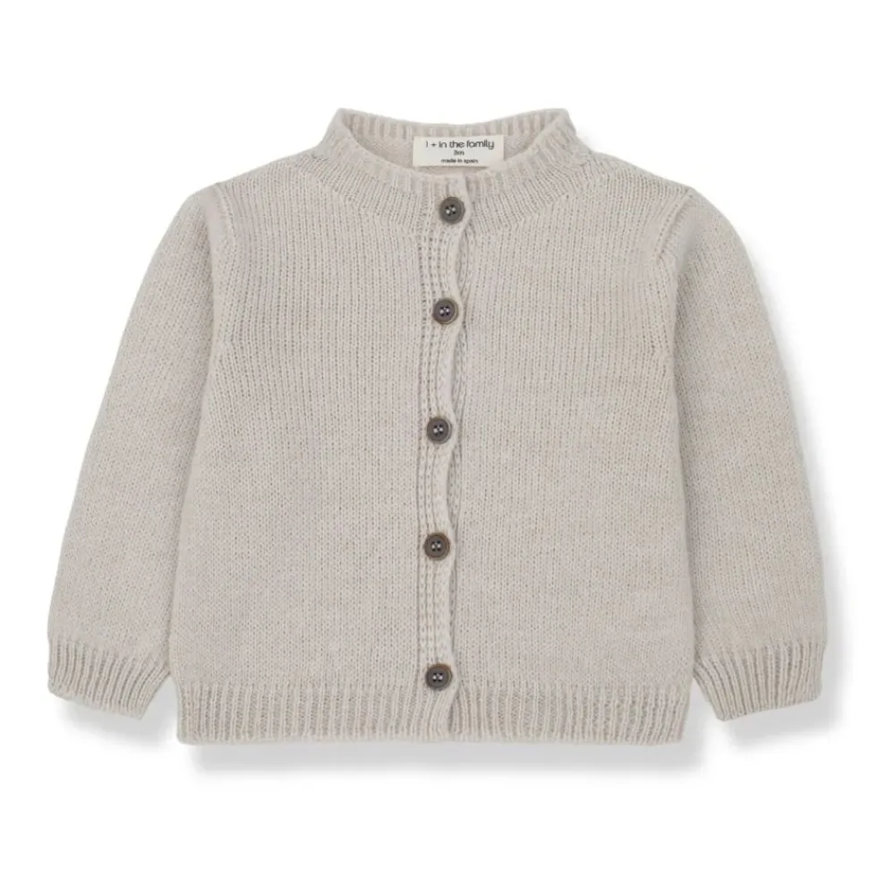 Merinowolle Beiger Cardigan Pullover>1 + IN THE FAMILY Outlet