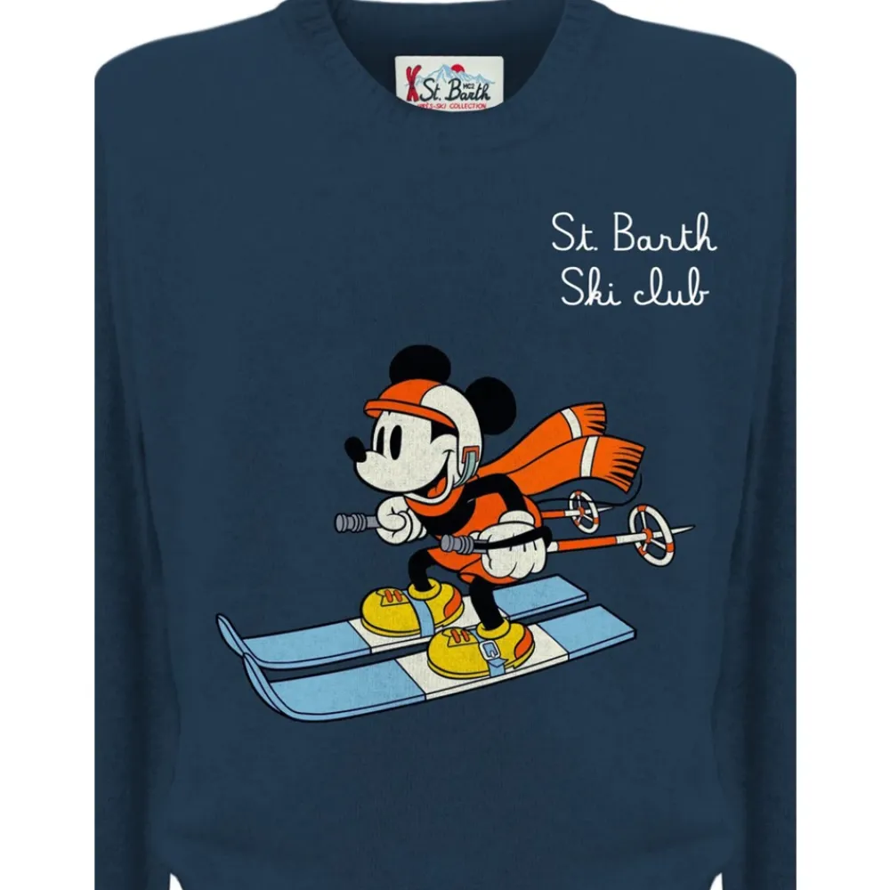 Mickey Skier 61 Crewneck Sweater>MC2 Saint Barth Outlet