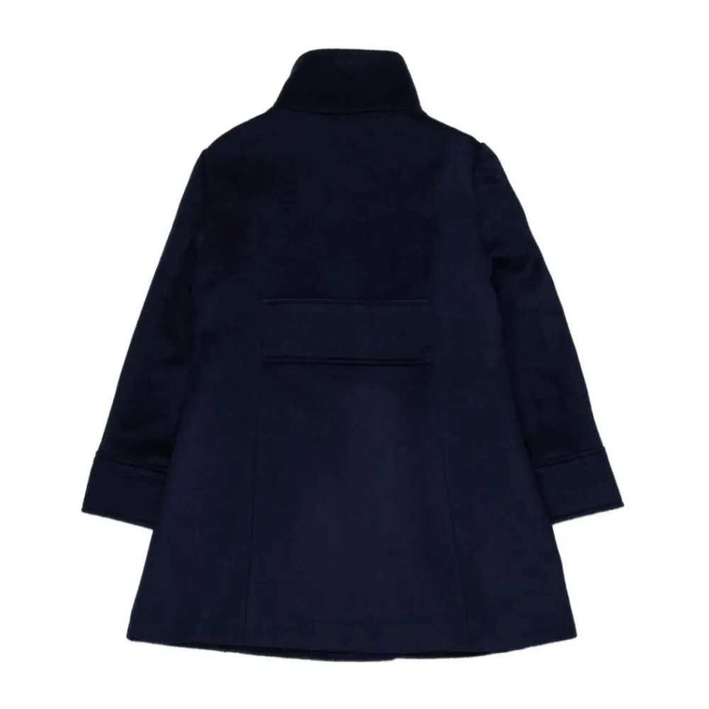 Midnight Blue Stand-Up Collar Coat>Max & Co Clearance