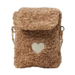 Mini-Umhängetasche mit Herzdetail>Monnalisa