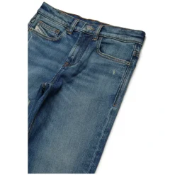 Mittele Straight Jeans mit Rissen><noscript><img width=