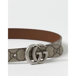 Monogramm Canvas Gürtel mit Metallschnalle>Gucci Clearance