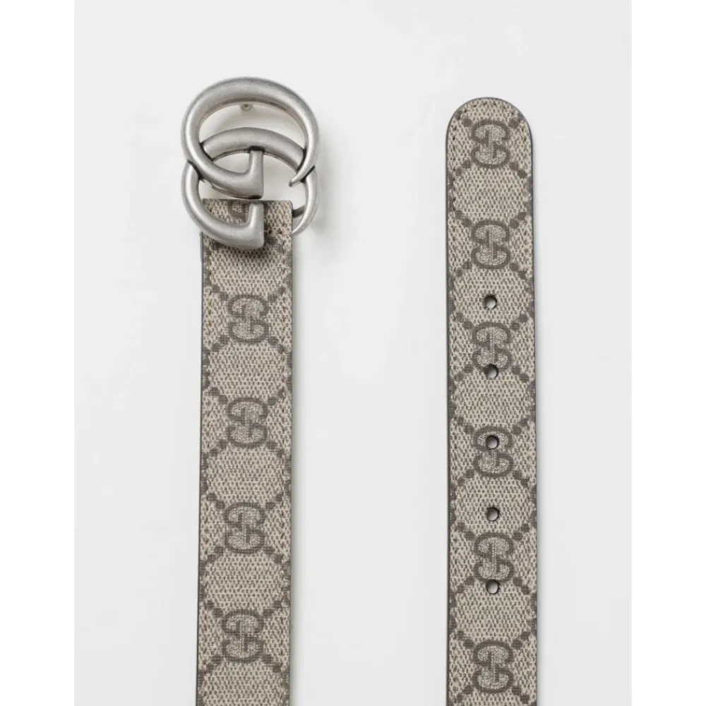 Monogramm Canvas Gürtel mit Metallschnalle>Gucci Clearance