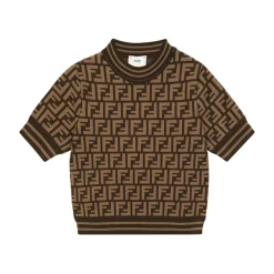 Monogramm-Logo Strickoberteil>Fendi Hot