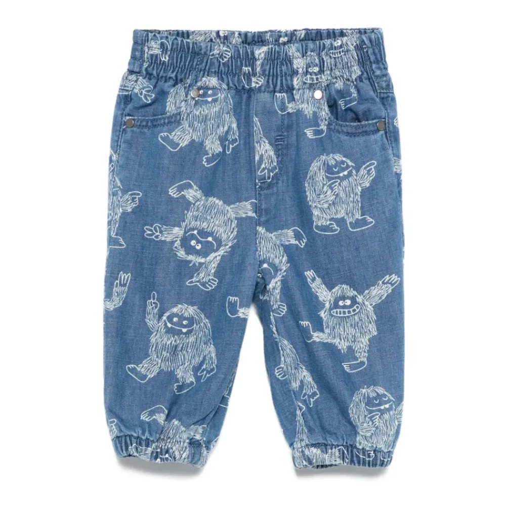 Monster Print Straight-Leg Jeans>Stella McCartney Sale