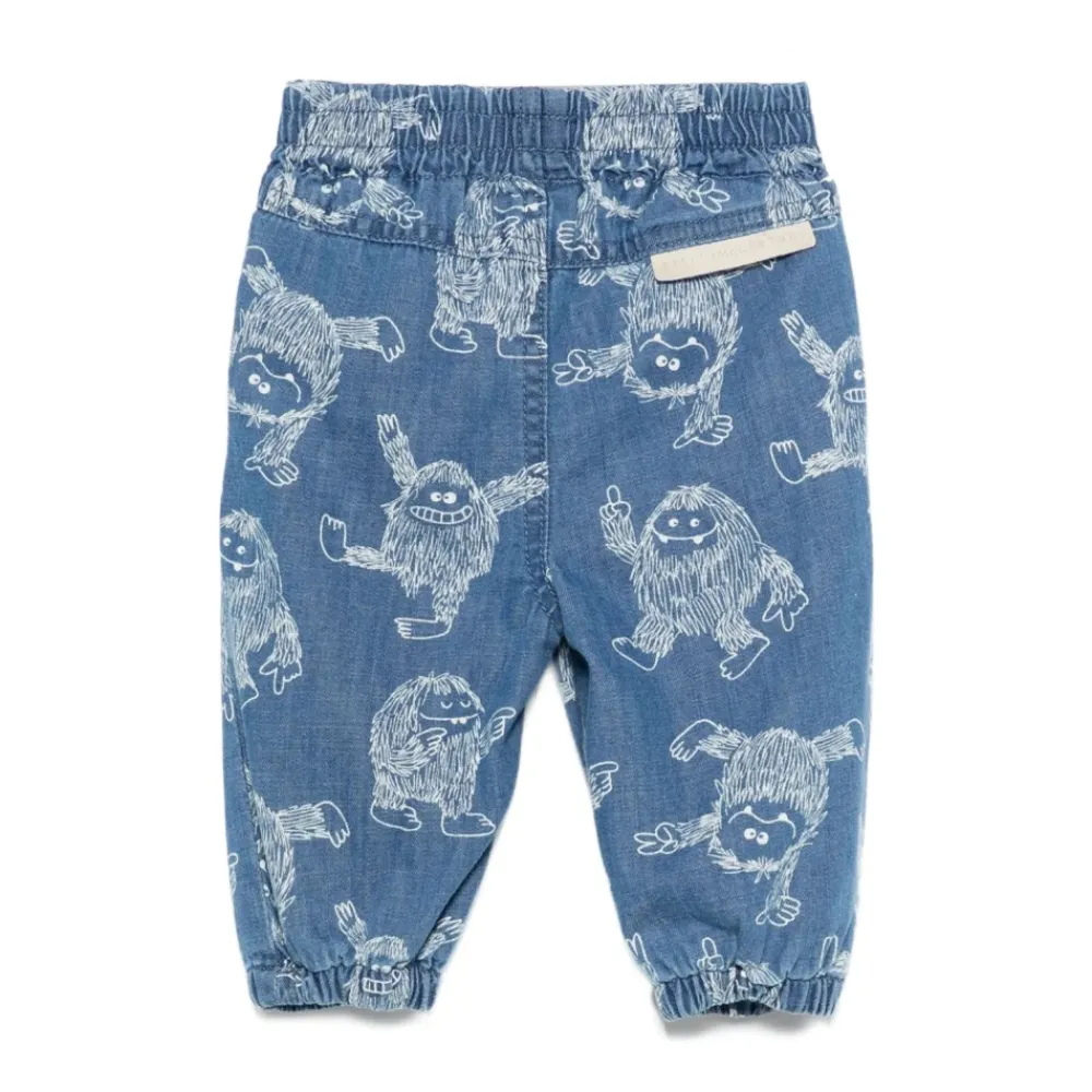 Monster Print Straight-Leg Jeans>Stella McCartney Sale