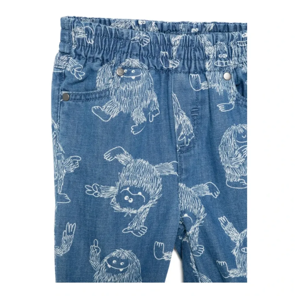 Monster Print Straight-Leg Jeans>Stella McCartney Sale