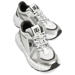 Niedriger Sneaker Grau/Weiß><noscript><img width=