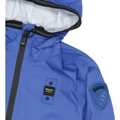 Nylon Jacke mit Kapuze><noscript><img width=