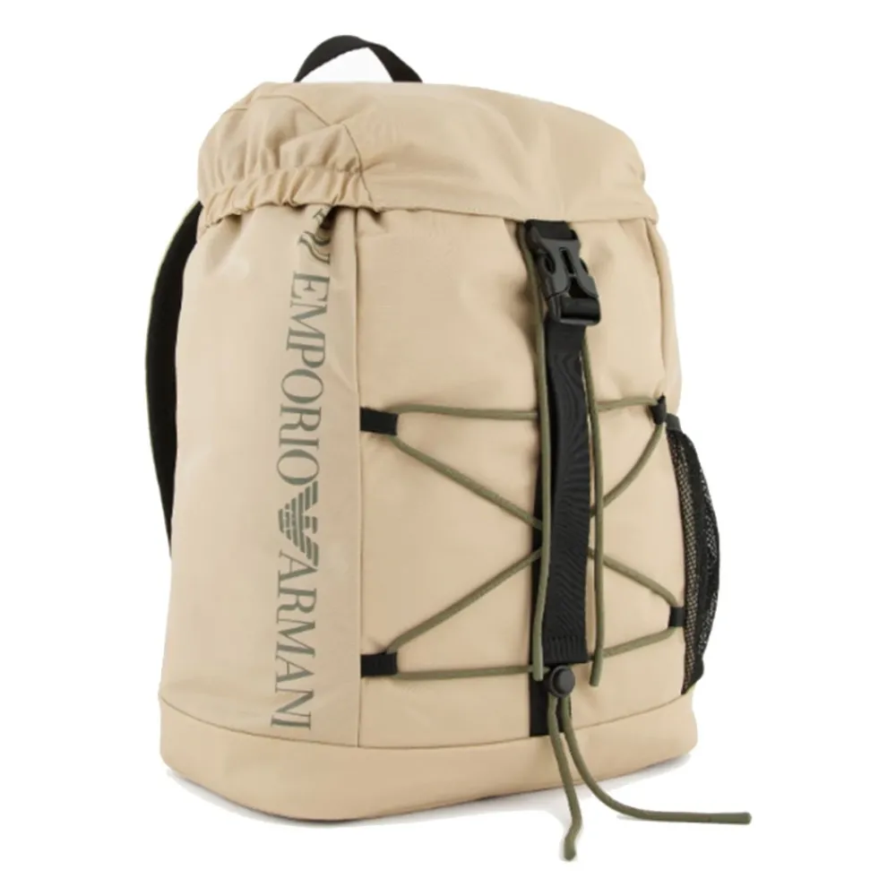 Nylon Rucksack mit Riemen und gekreuzten Kordeldetails>Armani Best
