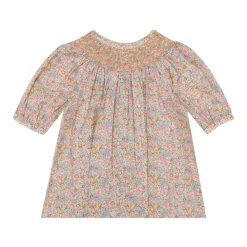 Orange Bluse mit Blumenmuster>Bonpoint Outlet