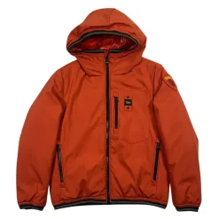 Kapuzen Kinderjacke>Blauer Hot