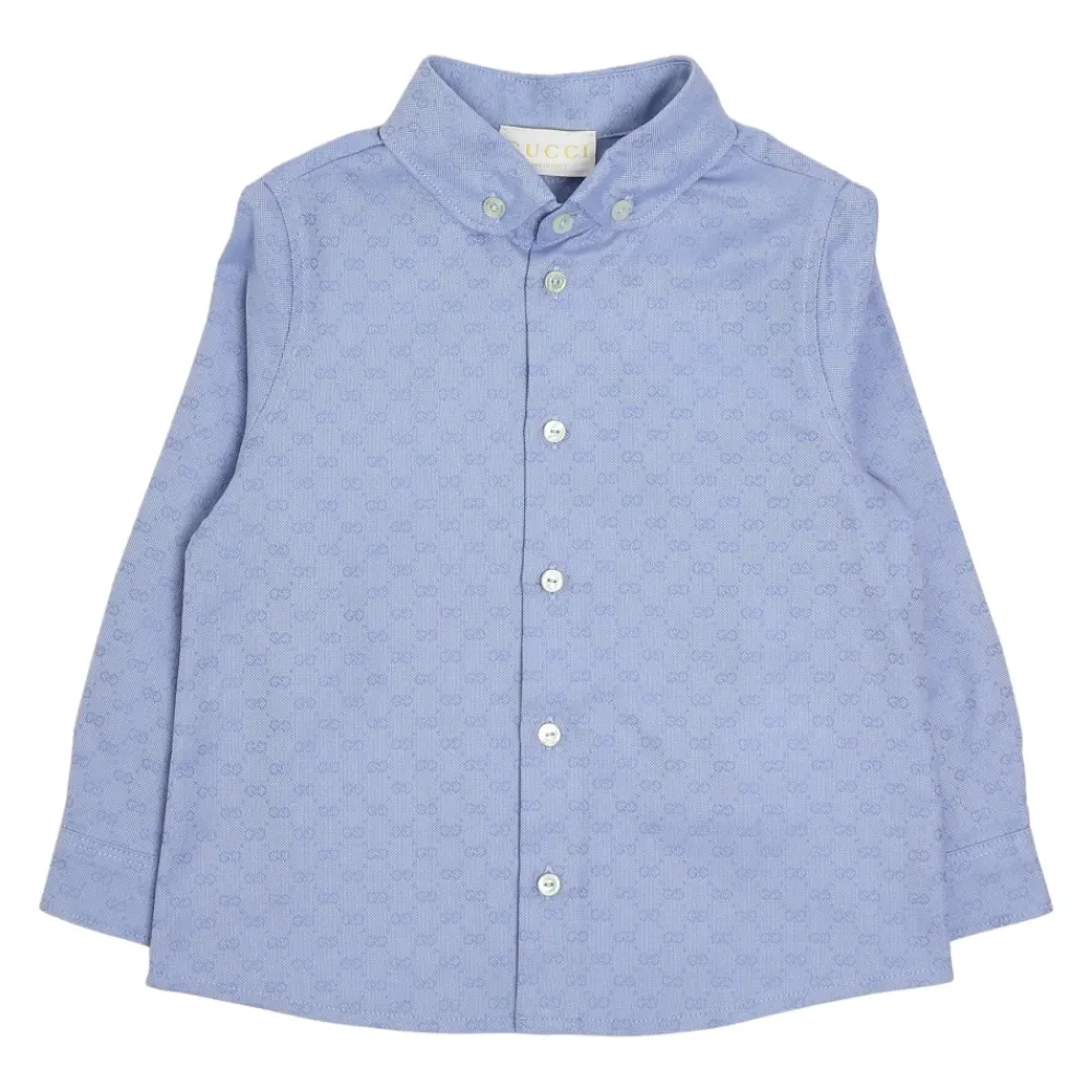 Oxford Cotton GG Shirt>Gucci Best