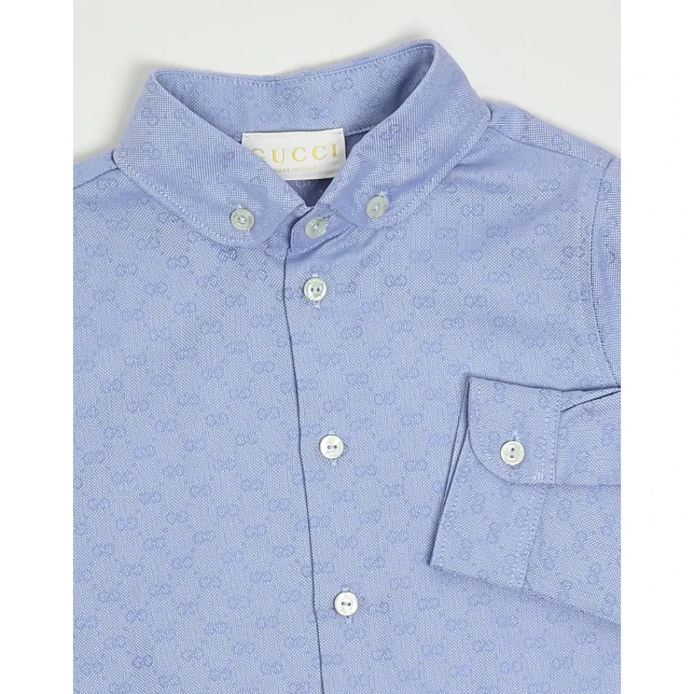 Oxford Cotton GG Shirt>Gucci Best